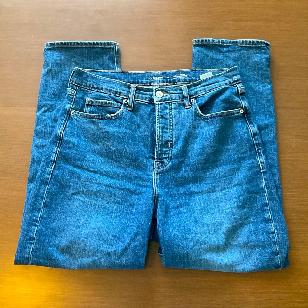👖 Women's Old Navy Sky-Hi Straight Jeans 👖
